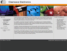 Tablet Screenshot of clearwave.net